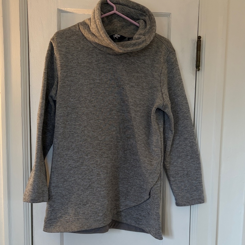 Lands End Women’s Funnelneck Sweater Sweatshirt